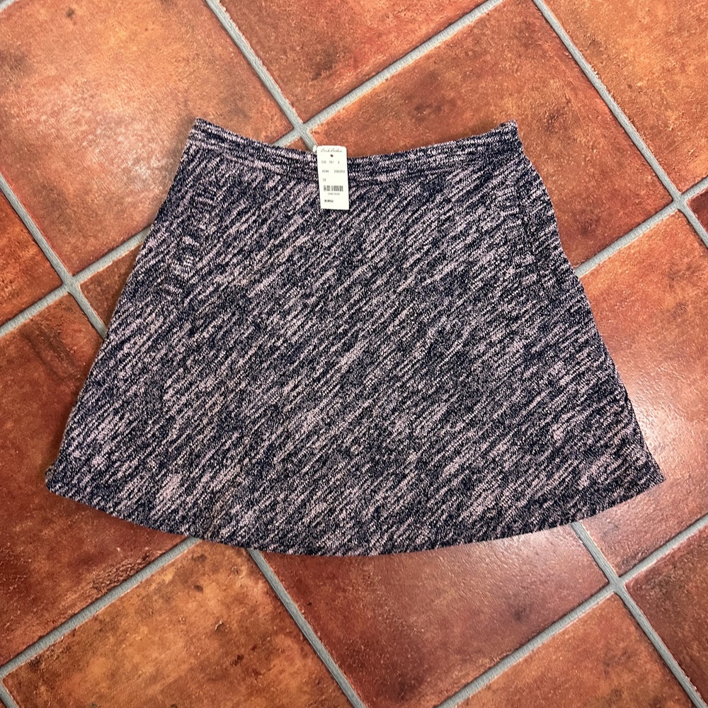 NWT Brooks Brothers Fleece Soft Knit Stretchy Mini Skirt